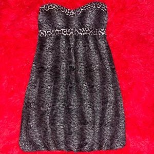 early 2000s animal print dress ☆
